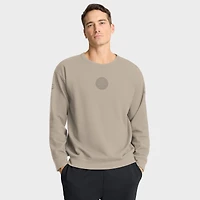 Men's Fanatics Tan New York Islanders Authentic Pro Road Tri-Blend Sweatshirt