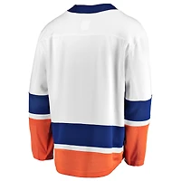 Fanatiques pour hommes de marque New York Islanders Breakaway Away blanc - Maillot vierge