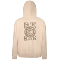 Men's Levelwear Cream New York Islanders Contact Stamp Pullover Hoodie