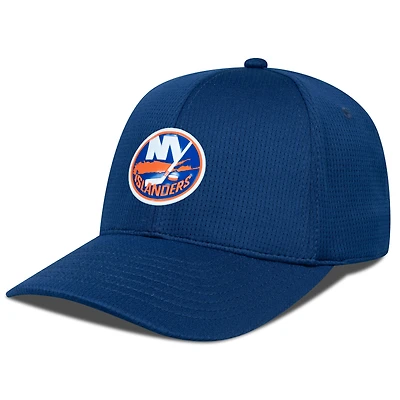Casquette ajustable structurée Zephyr Insignia Core bleu marine pour homme de Levelwear New York Islanders