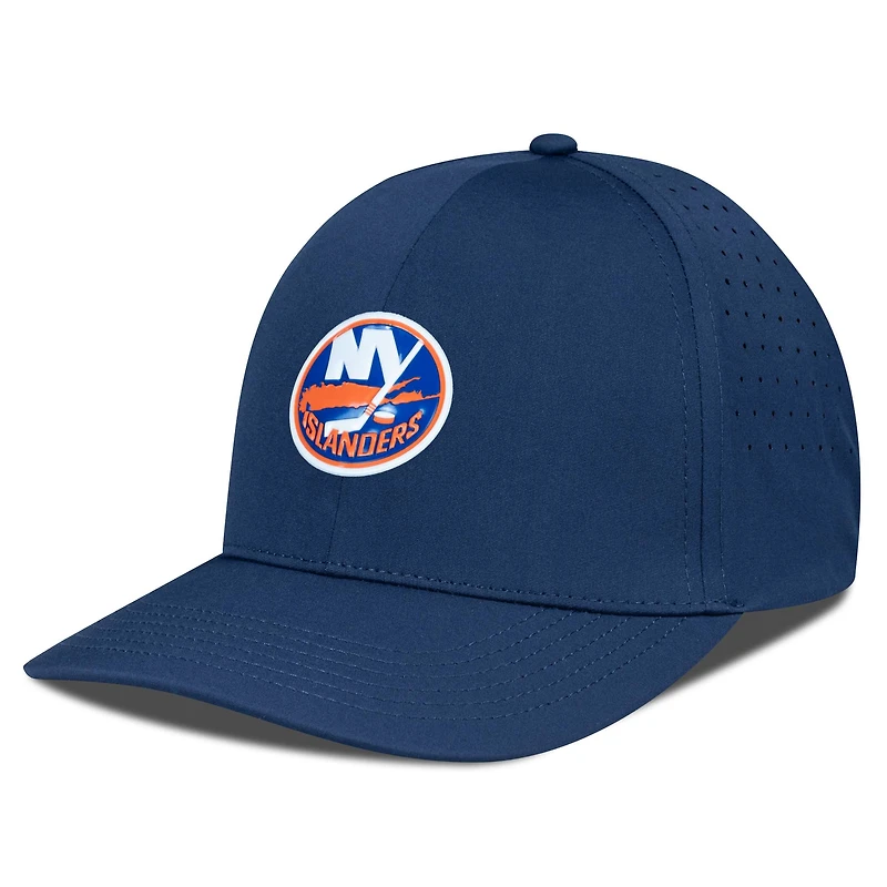 Casquette Zeta Insignia Core Flex bleu marine pour homme des Islanders de New York