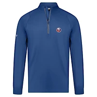Pull-over à glissière quart de tour Theory Insignia Core Raglan pour homme Levelwear Royal New York Islanders