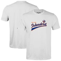 Men's Levelwear White New York Islanders Richmond Retro Team 2.0 T-Shirt