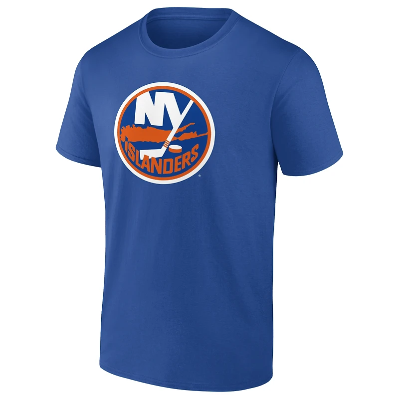 T-shirt essentiel pour homme avec logo athlétique bleu roi des Islanders de New York