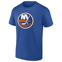 T-shirt essentiel pour homme avec logo athlétique bleu roi des Islanders de New York