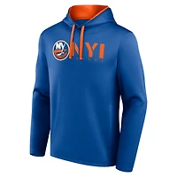 Men's Logo Athletic Royal New York Islanders Head Start Pullover Hoodie