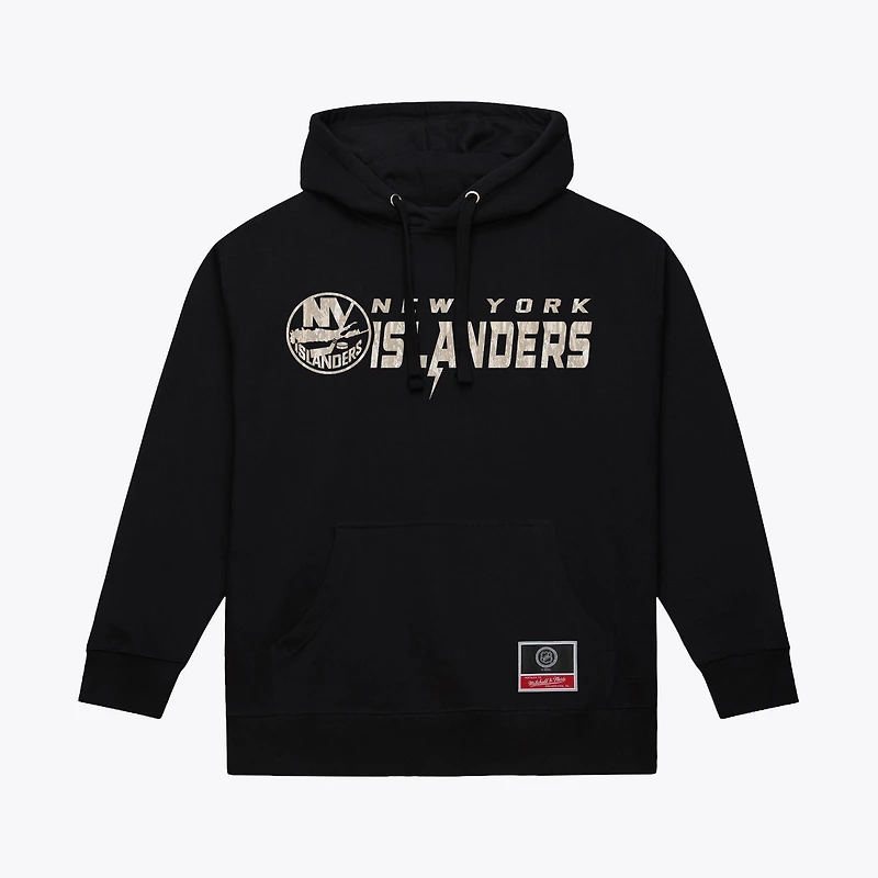 Men's Mitchell & Ness Black New York Islanders True Timber Camo Hoodie