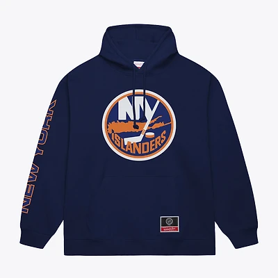 Men's Mitchell & Ness Navy New York Islanders Team Up Hoodie