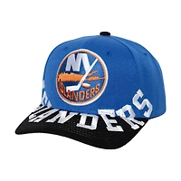 Men's Mitchell & Ness Royal/Black New York Islanders Underarch Two-Tone Pro Crown Snapback Hat