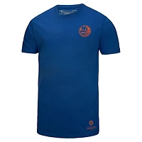 Men's Mitchell & Ness Royal New York Islanders Core Penalty Box 3.0 T-Shirt
