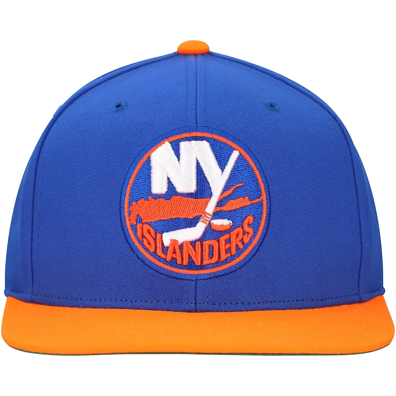 Casquette Snapback Mitchell & Ness Royal New York Islanders Core Team Ground 2.0 pour homme