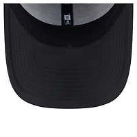 Men's New Era  Black York Islanders Blackout 39THIRTY Flex Fit Hat
