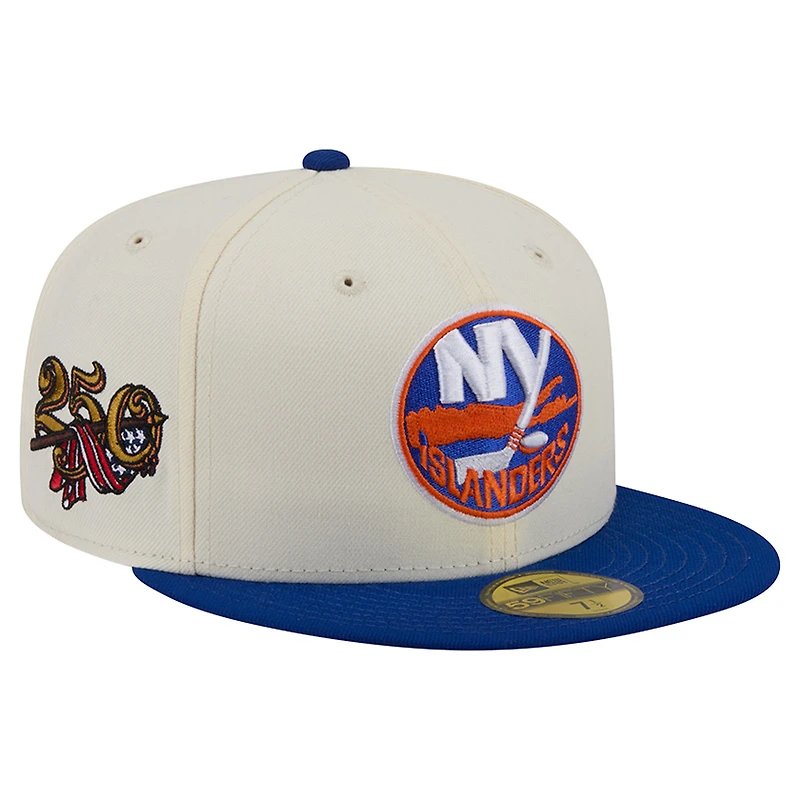 Men's New Era  Cream York Islanders America's 250th Two-Tone 59FIFTY Fitted Hat