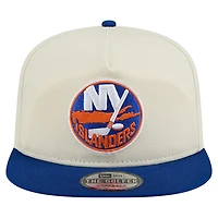Men's New Era Cream New York Islanders Golfer Adjustable Hat
