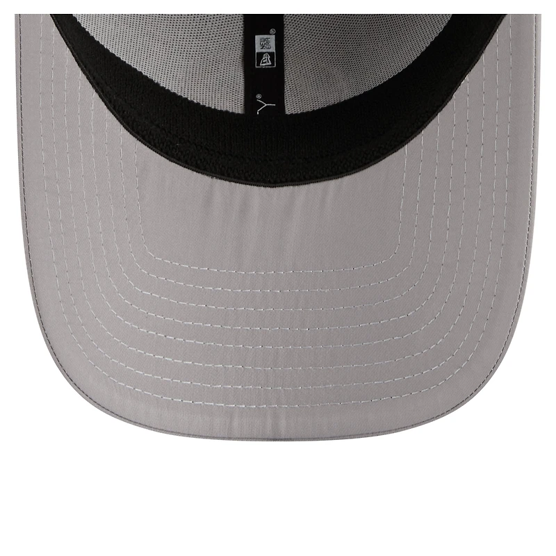 Men's New Era  Gray York Islanders Logo 39THIRTY Flex Hat