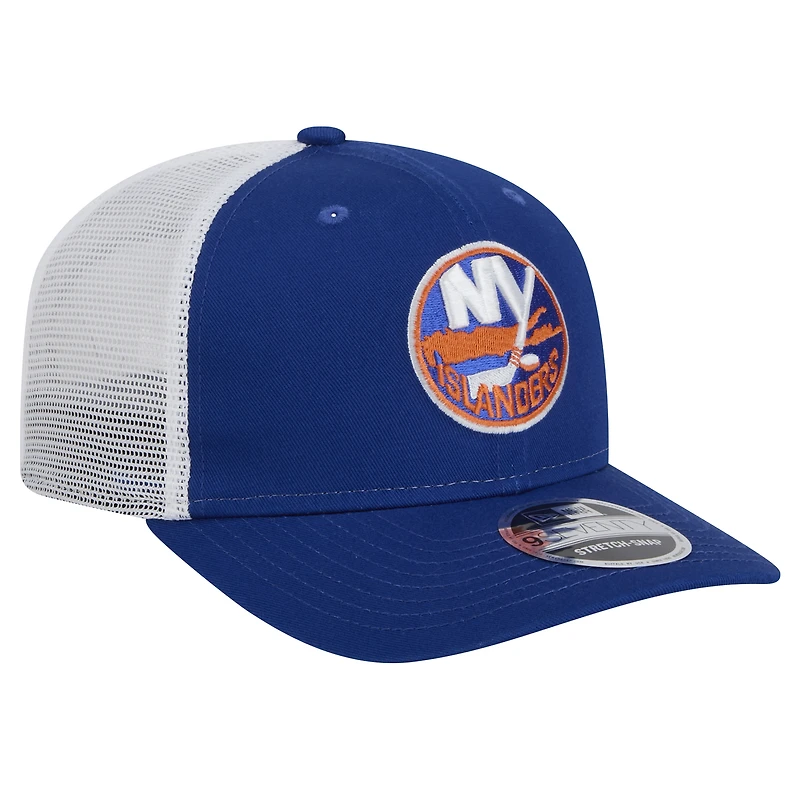 Casquette New Era Royal New York Islanders Core Trucker 9SEVENTY extensible à boutons-pression pour homme