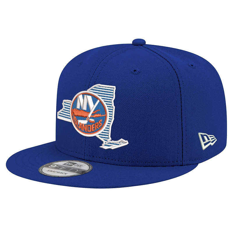 Casquette snapback 9FIFTY Royal New York Islanders pour homme de New Era