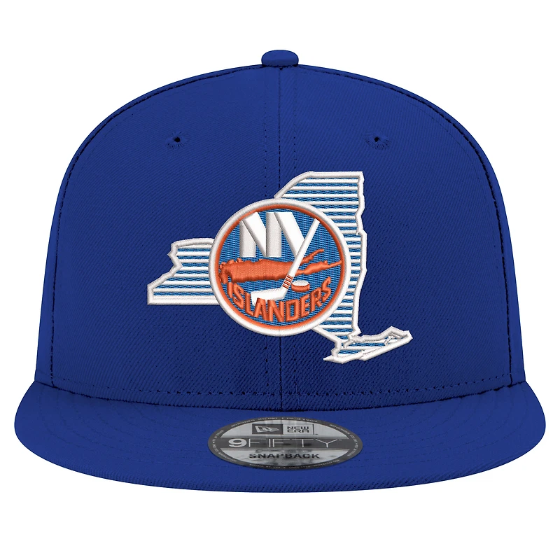 Casquette snapback 9FIFTY Royal New York Islanders pour homme de New Era