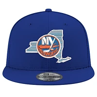 Casquette snapback 9FIFTY Royal New York Islanders pour homme de New Era