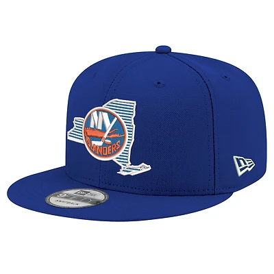 Casquette snapback 9FIFTY Royal New York Islanders pour homme de New Era