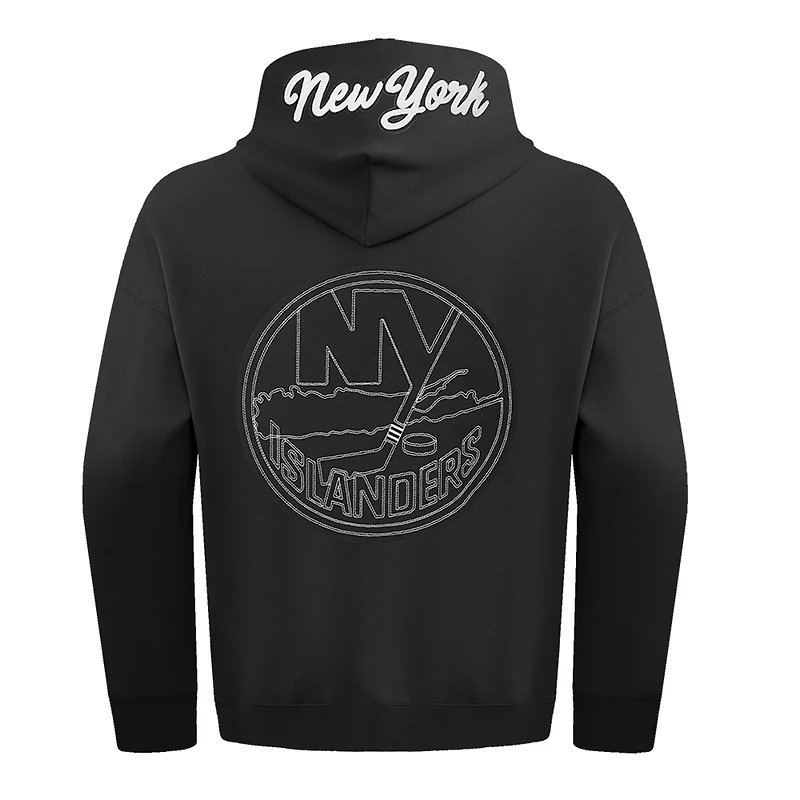 Men's Pro Standard  Black New York Islanders Paint the City Pullover Hoodie