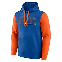 Sweat à capuche en polaire pour homme Royal New York Islanders Deliver
