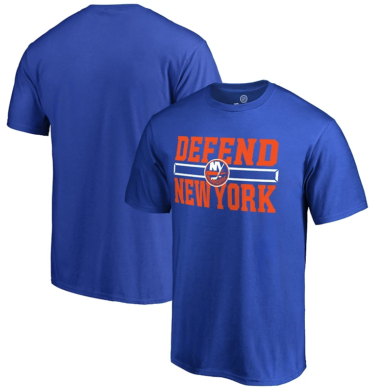 T-shirt pour homme de la collection Hometown Defend des Royal New York Islanders