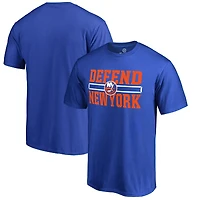 T-shirt pour homme de la collection Hometown Defend des Royal New York Islanders