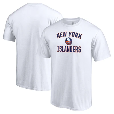 Men's  White New York Islanders Victory Arch T-Shirt