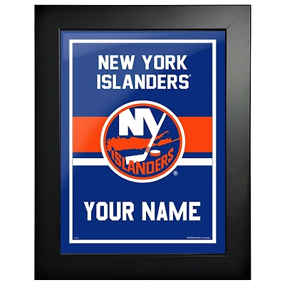 Islanders de New York - Cadre photo personnalisé de 12'' x 16'' d'équipe