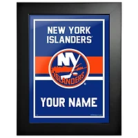 Islanders de New York - Cadre photo personnalisé de 12'' x 16'' d'équipe