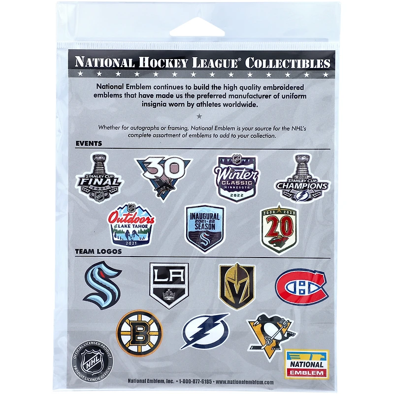 Écusson de maillot de l'emblème national de la saison du 50e anniversaire des Islanders de New York