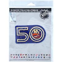 Écusson de maillot de l'emblème national de la saison du 50e anniversaire des Islanders de New York