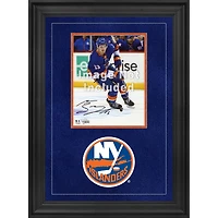 Cadre photo vertical de luxe 8'' x 10'' des Islanders de New York avec logo de l'équipe