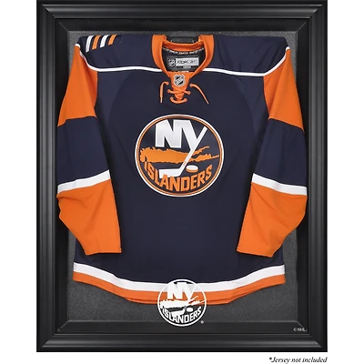 Vitrine de présentation encadrée noire pour maillot des New York Islanders