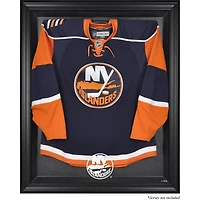 Vitrine de présentation encadrée noire pour maillot des New York Islanders