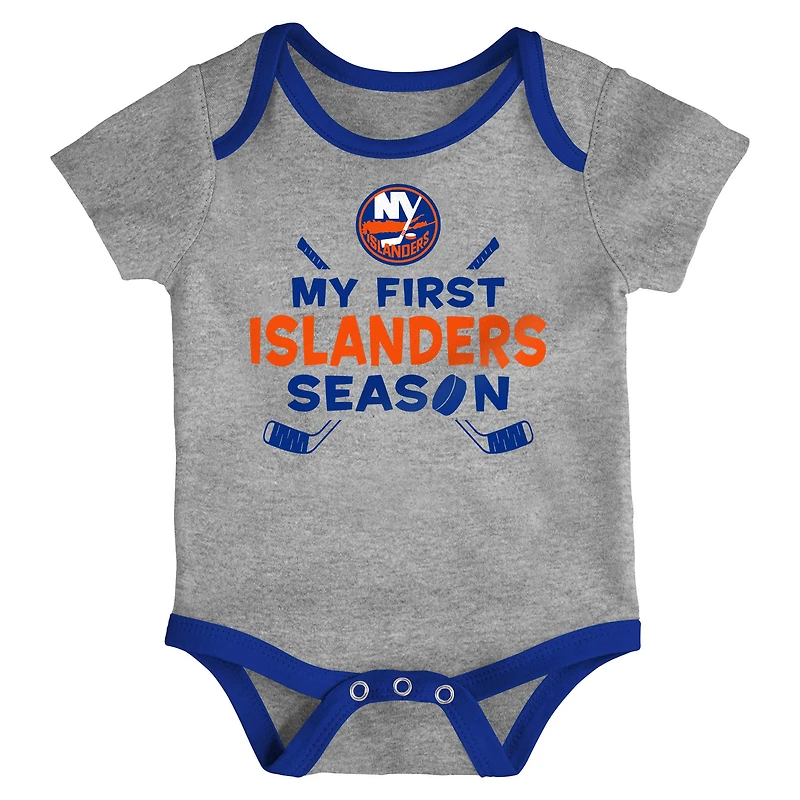 Ensemble de body trois pièces pour nouveau-né et bébé, motif Legend des New York Islanders