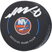 Rondelle de match officielle autographiée par Noah Dobson des Islanders de New York