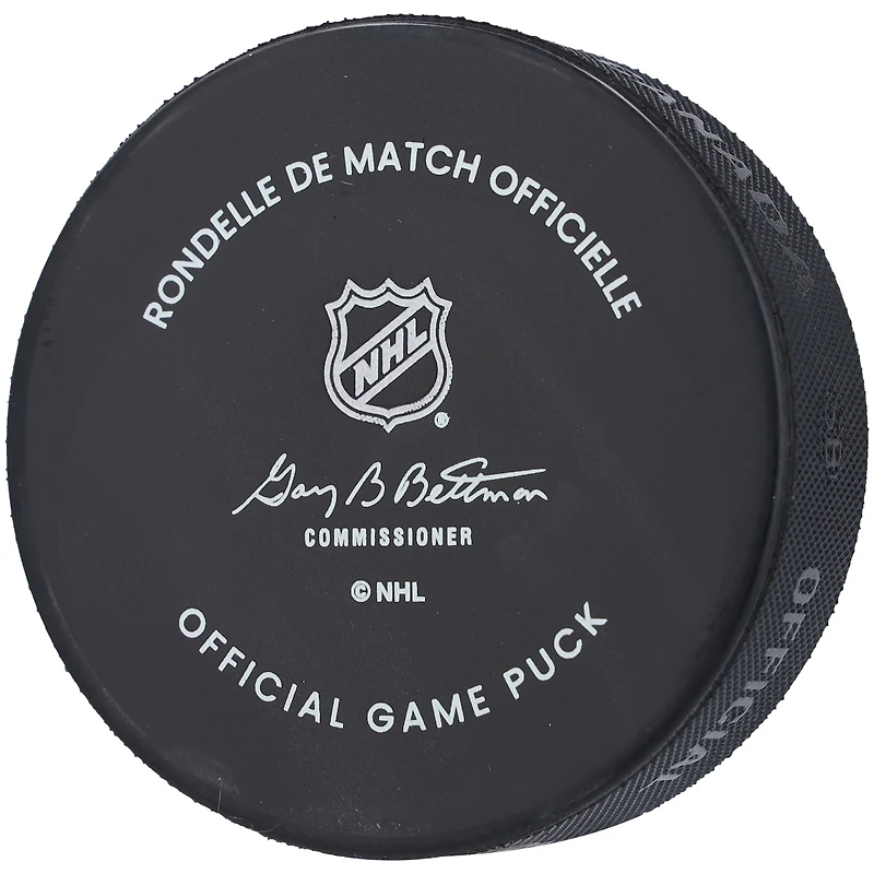 Rondelle de match officielle autographiée par Noah Dobson des Islanders de New York