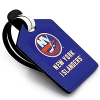 Étiquette de bagage en cuir personnalisée Royal New York Islanders