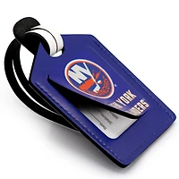 Étiquette de bagage en cuir personnalisée Royal New York Islanders