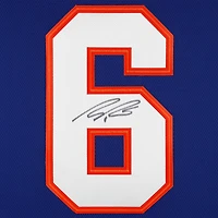 Maillot Breakaway bleu dédicacé par Ryan Pulock des New York Islanders