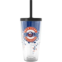 Gobelet classique Tervis New York Islanders Shatter de 24 oz avec couvercle à paille