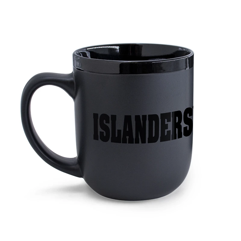 WinCraft New York Islanders 17oz. Black Tonal Ceramic Mug