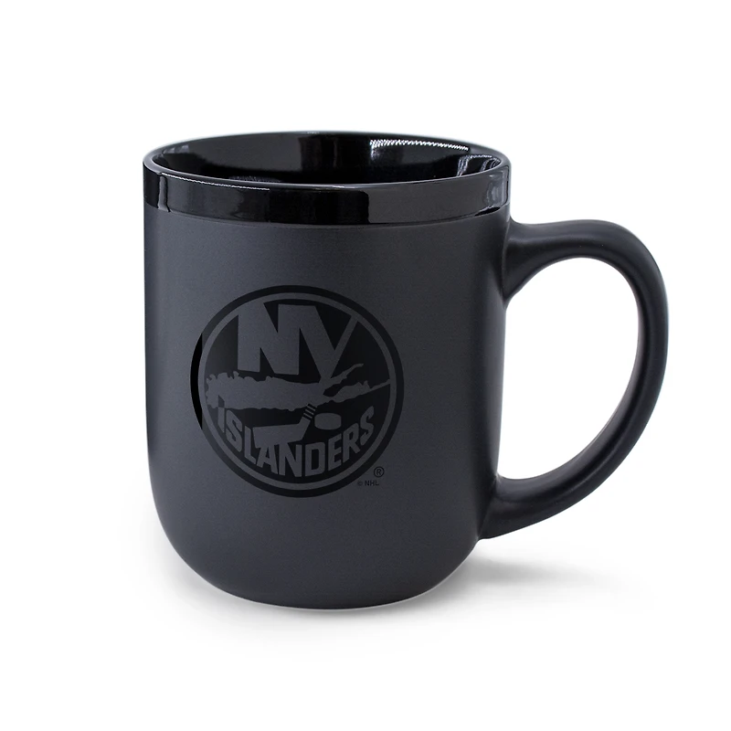 WinCraft New York Islanders 17oz. Black Tonal Ceramic Mug
