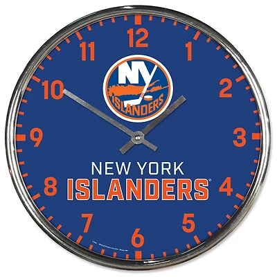 WinCraft Horloge murale chromée des Islanders de New York