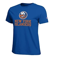 Women's Champion  Royal New York Islanders Wordmark Lockup T-Shirt