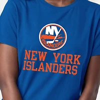 Women's Champion  Royal New York Islanders Wordmark Lockup T-Shirt