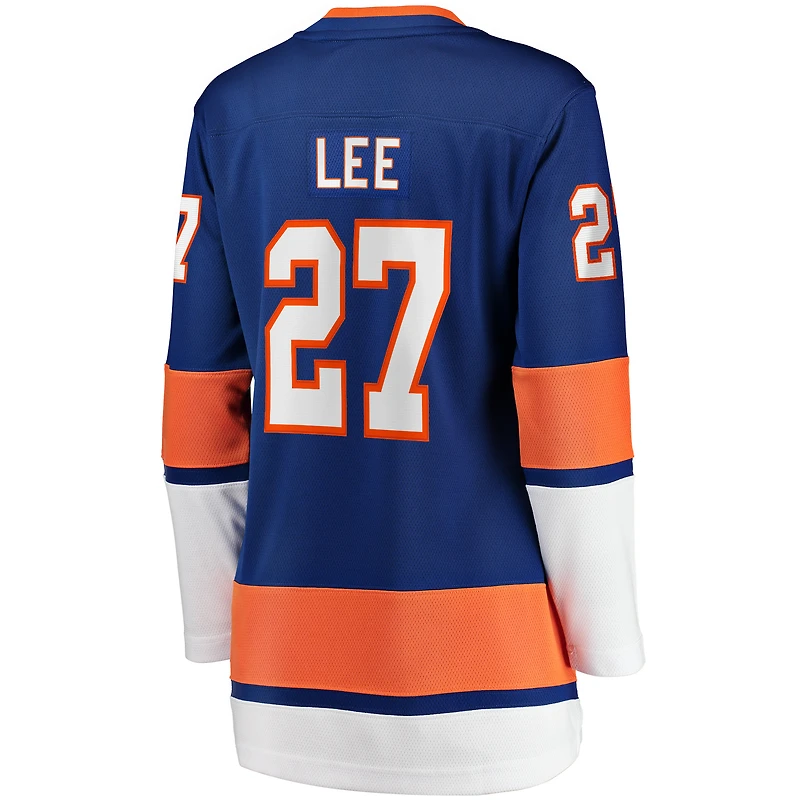 Maillot de joueur échappé Anders Lee Royal New York Islanders Fanatics pour femmes