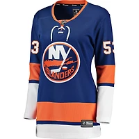 Maillot de joueur échappé Casey Cizikas Royal New York Islanders Fanatics pour femmes